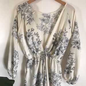 Want my Look | off white floral romper